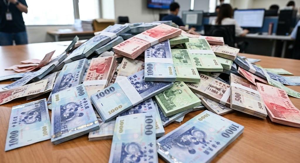 政院提出普發一萬元方案，強調不追加舉債並兼顧財政平衡。（示意圖，非實際發放現場／AI生成）
