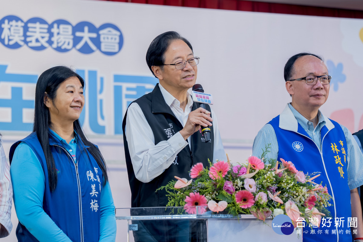 張市長致詞。<br />
<br />
