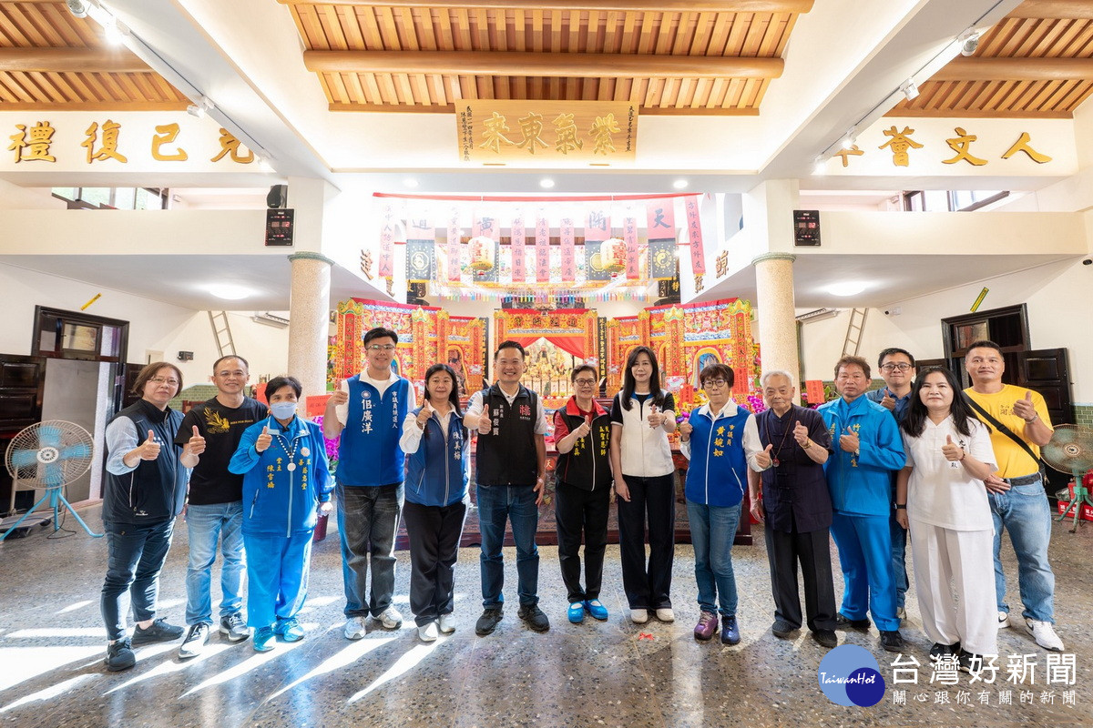 統天宮重修落成暨五聖恩主安座　蘇俊賓：守護宗教文化延續桃園歷史記憶
