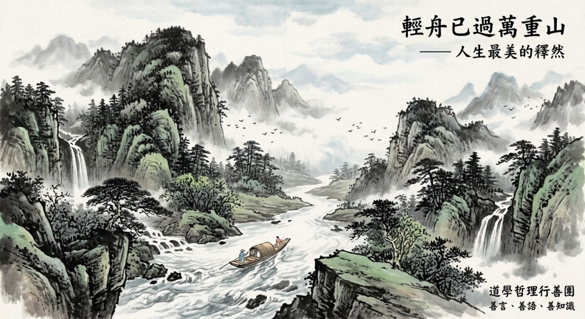 兩岸猿聲啼不住，輕舟已過萬重山 — 人生最美的釋然