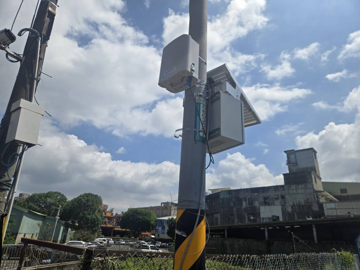 國光電廠40組感測器完工上線。