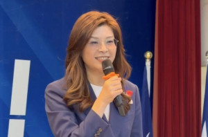 鄭麗文親任魏平政競總主委，國民黨傾全力挺彰化。圖／記者鄧富珍攝