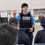 王翊馨憑跆拳道4段實力及國際賽10面獎牌佳績，成為台中警界首位女性常訓教官。（圖/讀者提供）