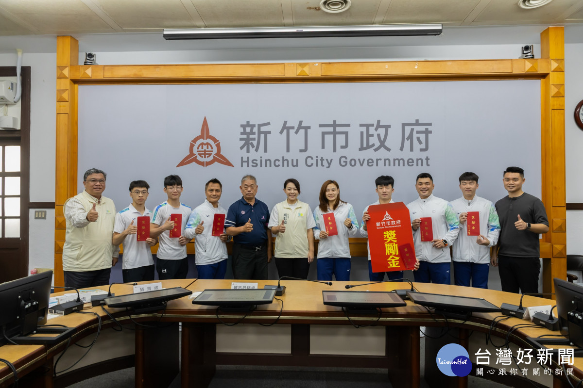 竹市優秀運動員屢創佳績　高虹安公開表揚