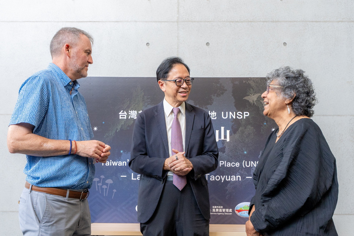 桃園市長張善政出席「2026 International Dark Sky Forum國際暗空論壇」與國際暗空協會主席、執行長會談。