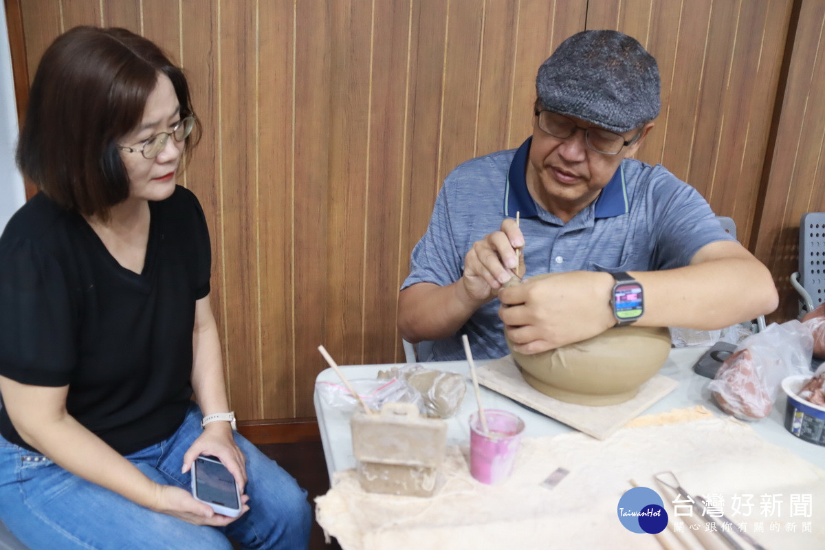 林國隆陶藝師攜傳習學員展技藝　邀民眾感受南投陶獨樹一格　