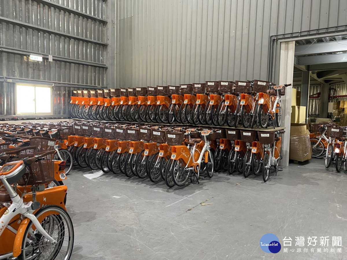 桃園市YouBike增投1,500輛新車。