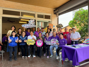 古坑鄉森發家具辦理社區安全守護站揭牌暨鄰長數位題庫認證活動／雲縣府提供
