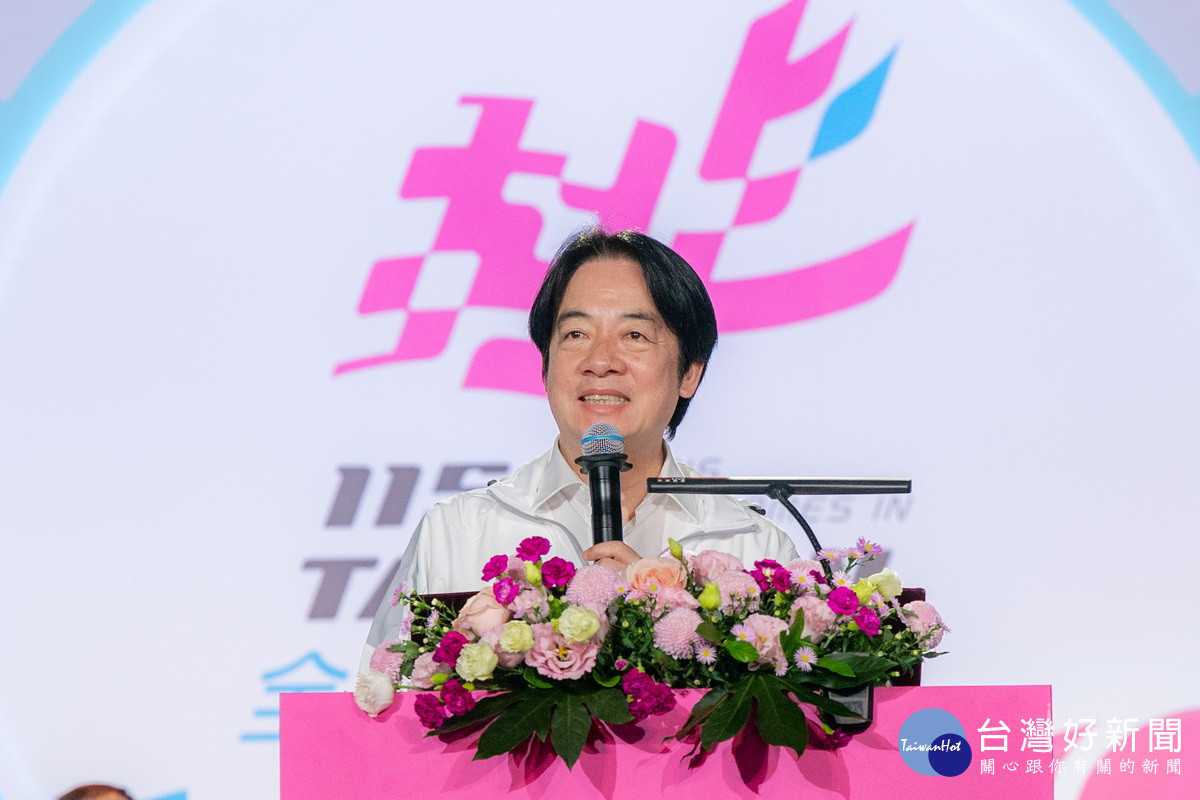 總統賴清德於「115年全民運動會開幕典禮」中致詞。<br />