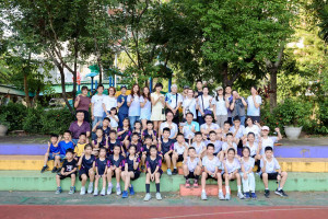 未來夢想實驗室17日在嘉義縣和睦國小舉辦「藝文羽球一日營」／陳致愷翻攝