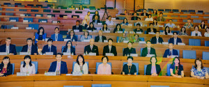 高峰會上，來自世界各地的大學校長及國際處主管齊聚。