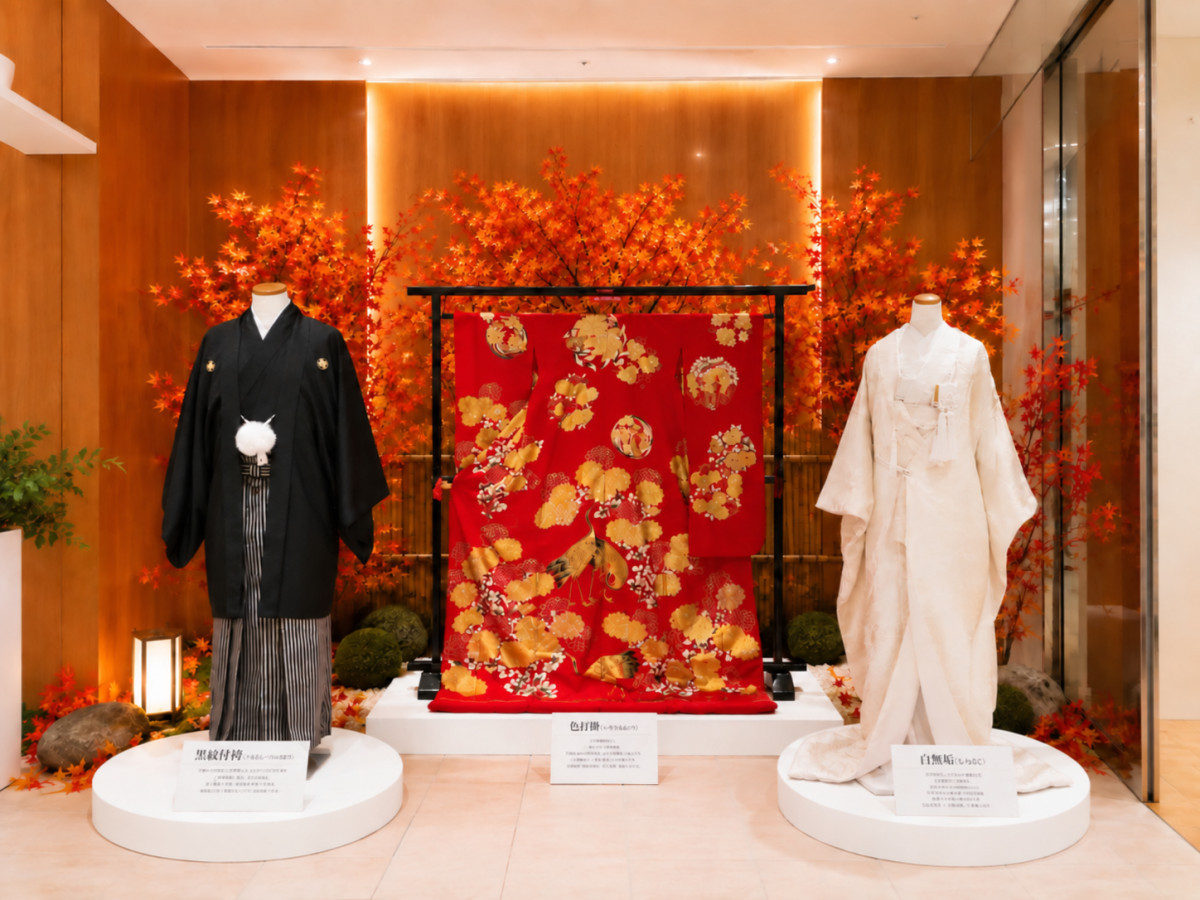 「秋彩の豔」和服展將於新竹SOGO 1F名品大道展出六套日本正統和服。