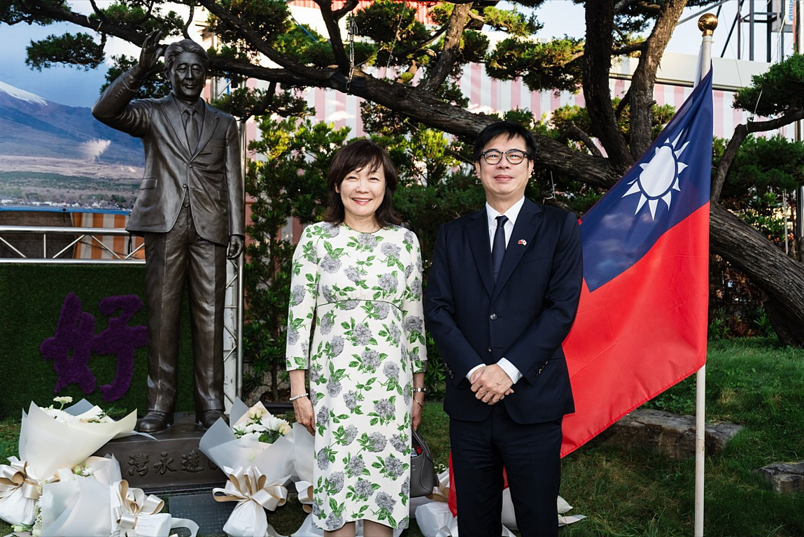日前首相遺孀安倍昭惠五度訪高拜會陳其邁　「歡迎回家」延續台日深厚情誼