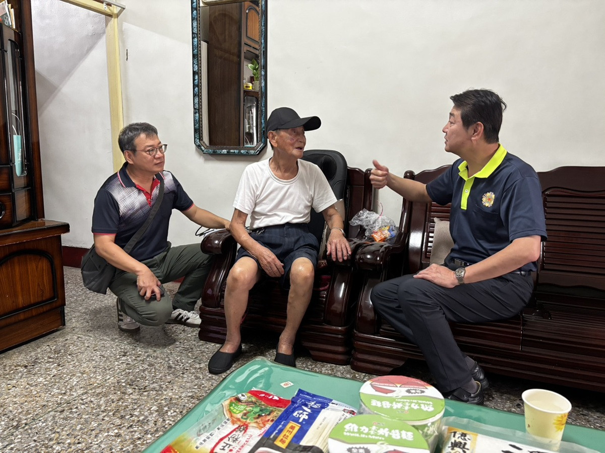 秋颱「薔琵」來襲不鬆懈　彰化榮服處加強關懷守護榮民眷平安