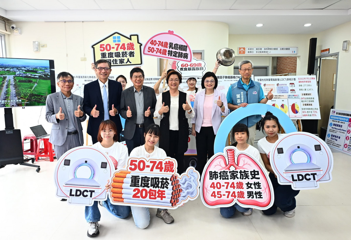 電腦斷層行動篩檢車啟動。圖/彰化縣政府提供