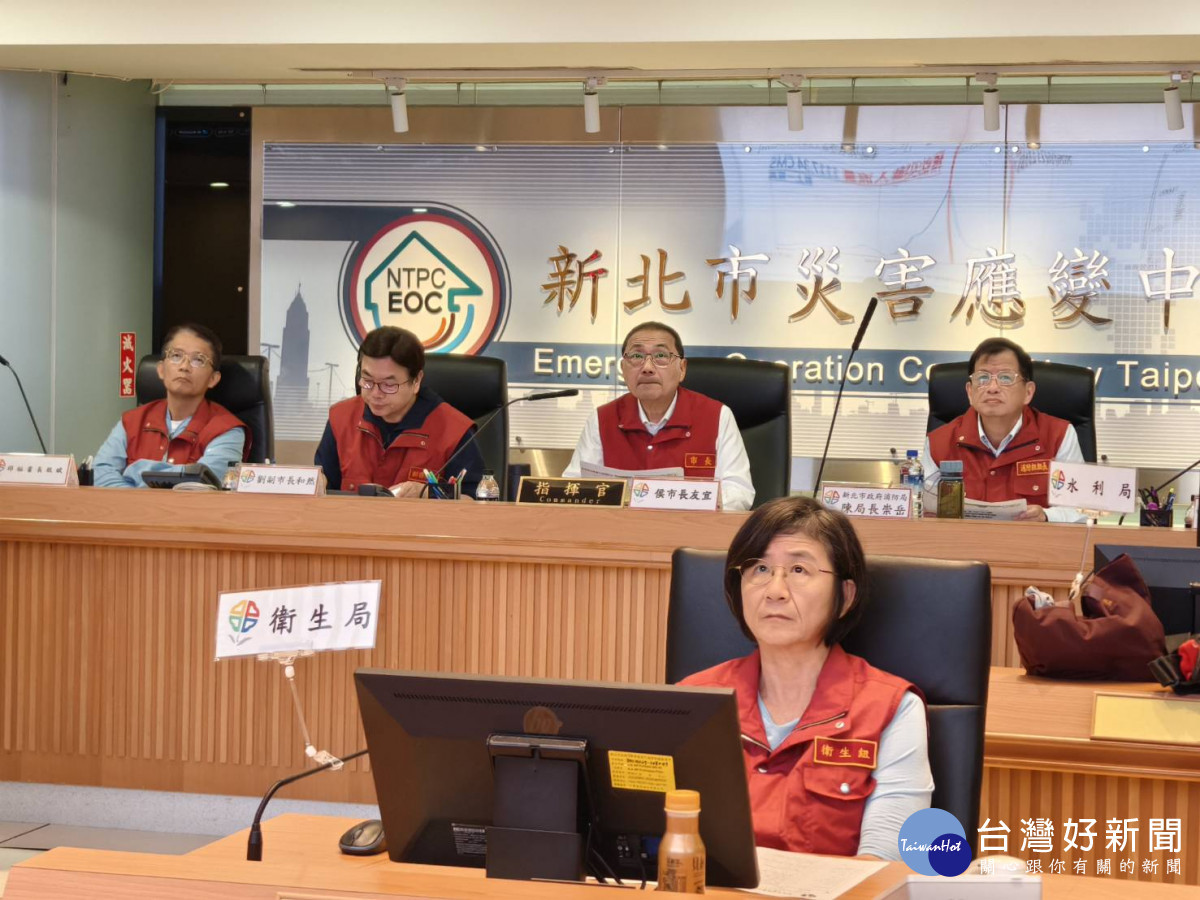 薔琵颱風來襲　侯友宜提醒市民避免海邊觀浪