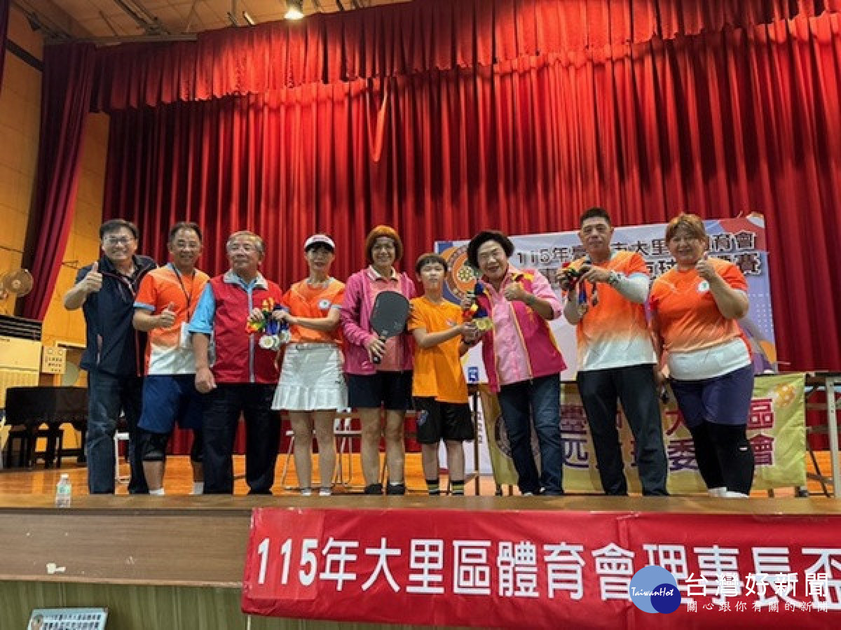 匹克球賽開幕。林重鎣攝