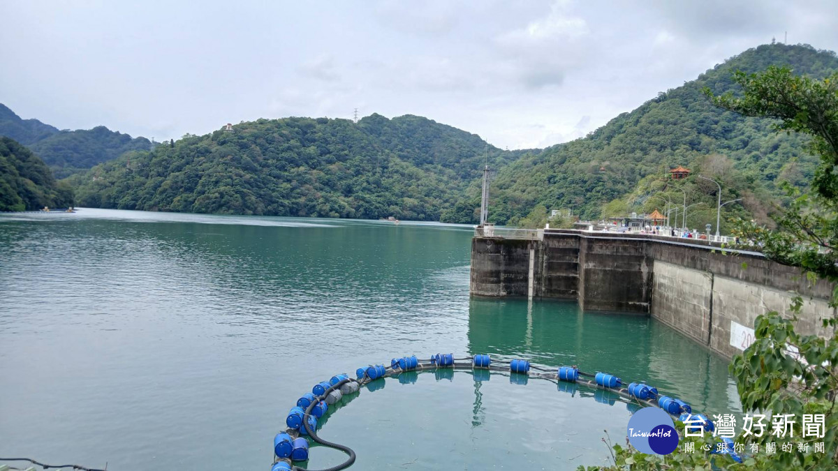 薔琵颱風帶勁雨　石門水庫蓄滿、阿姆坪防淤隧道發揮延壽功能