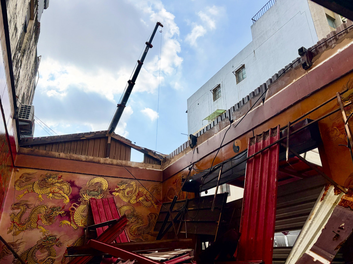 中壢武和宮違建逾期未拆完　桃市府出手：依法強制拆除