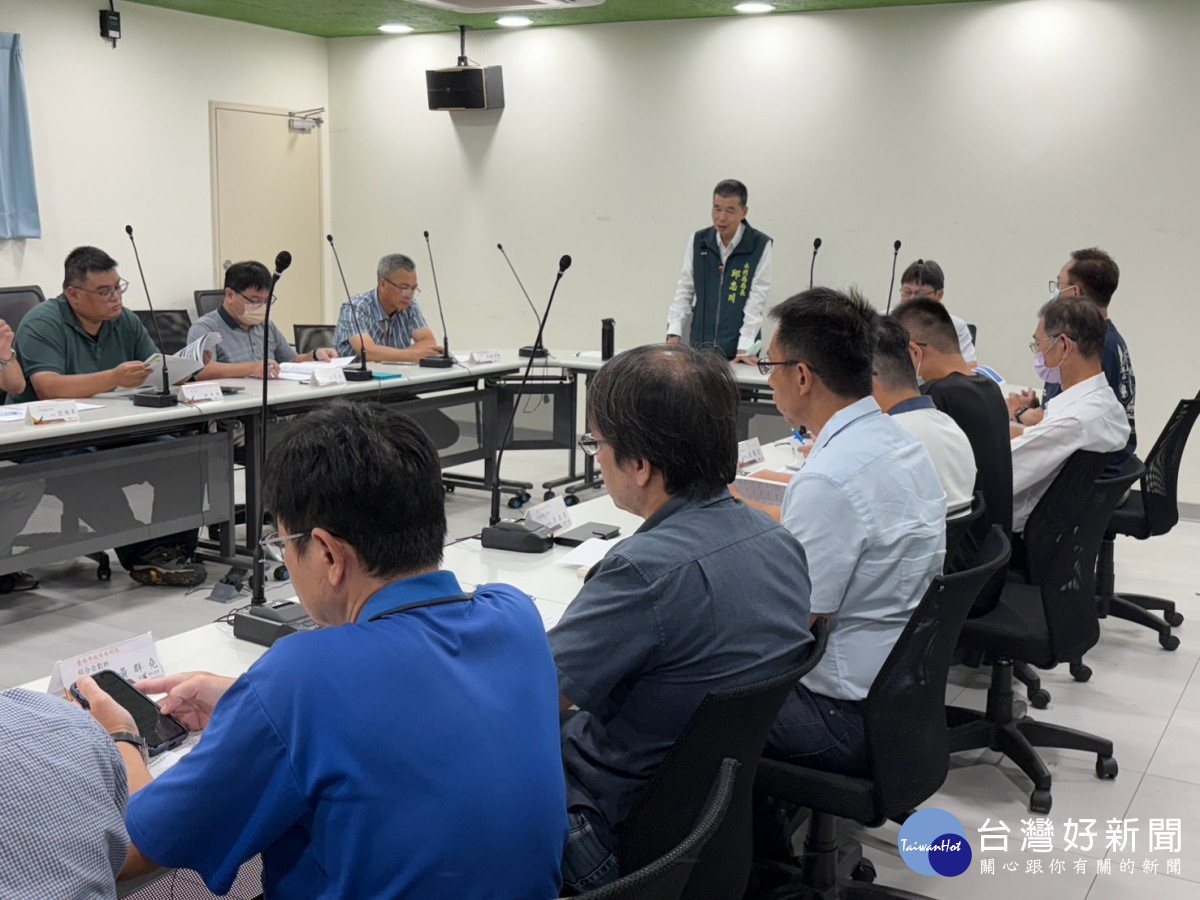 強化廉政風險防制 　臺南水利局召開廉政會報暨安全維護會報