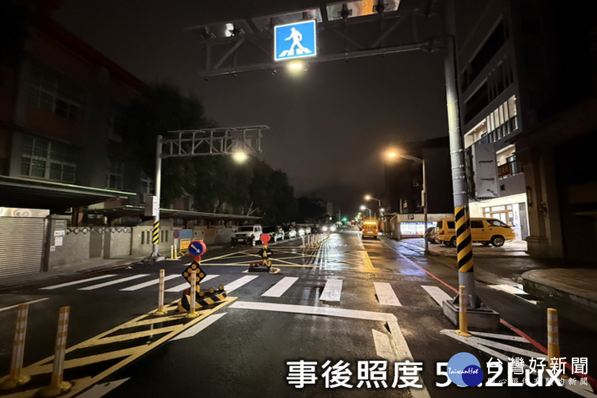 點亮夜間通行安全　桃市推動行穿線照明改善三大策略
