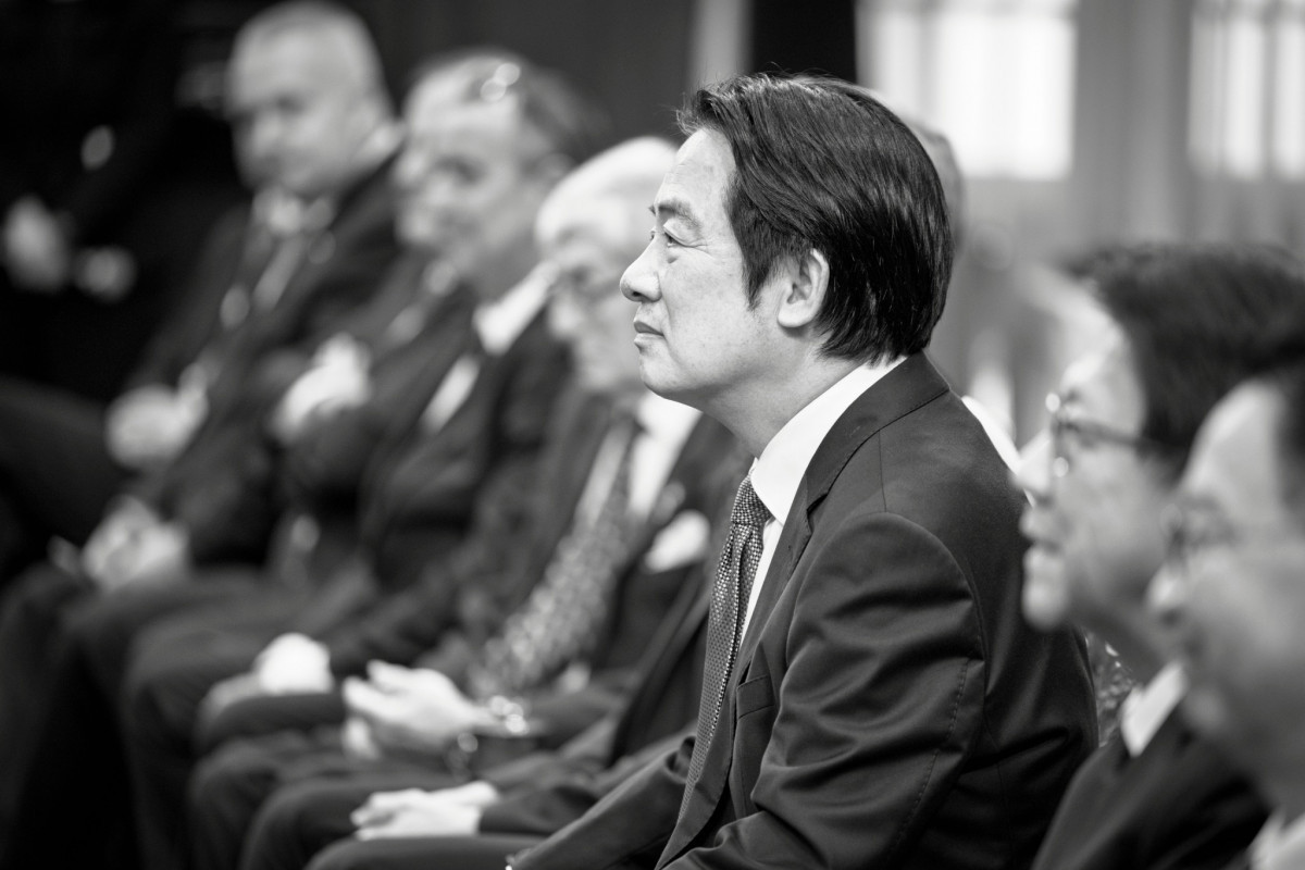 總統兼民主進步黨黨魁賴清德（中）。（圖／翻攝自總統府Flickr）