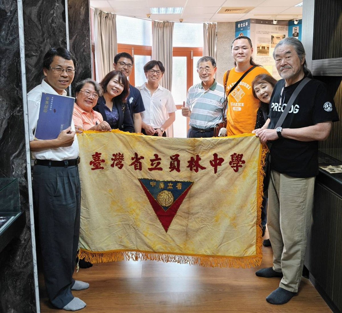 員林高中90周年校慶迎來跨海尋根  創校校長孫子與曾孫返台 追尋家族記憶