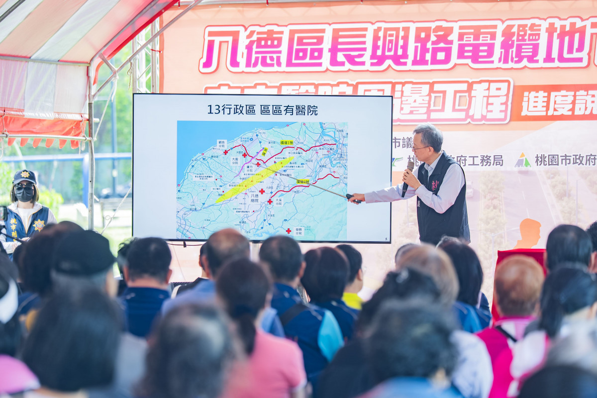 王副市長簡報說明。