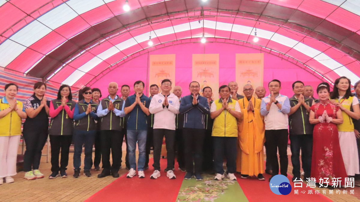 淡水河河路祭祈福法會　侯友宜祈願合境平安