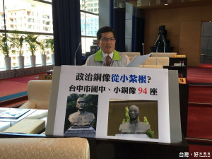 楊典忠議員建議移除校園政治人物銅像