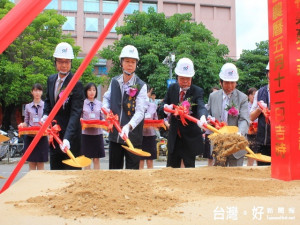 仁愛醫院新大樓動土　林重鎣攝