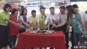 蘆洲美食市場節電活動　吃美食送環保筷