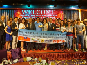 越南的航空公司到台中踩線