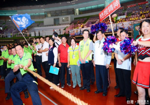 105年桃市義消人員競技大賽，致力打造桃園成為安全城市。
