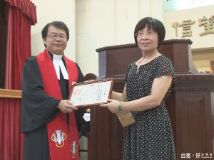 阮介民就任松大校長 林智堅祝賀