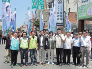 口湖鄉長補選共有林哲凌、呂老乾、王溪邊、蔡孟真4位候選人登記參選，選情相當激烈。（記者蘇榮泉攝）