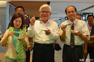 八月上旬雲林縣政府於親民空間由縣長李進勇親自為雲林鵝肉代言推廣後，頗受好評。（記者蘇榮泉攝）