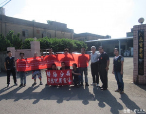 楊梅分局業管外事之防治組長李國峰主持新屋地區外籍勞工犯罪預防宣導。