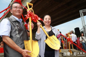 交通流量大 民雄陸橋動土改建