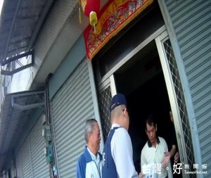 九十歲老翁阻詐。林重鎣攝