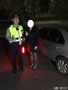 遇警路停檢點突車，誤以為酒駕，虛驚一場