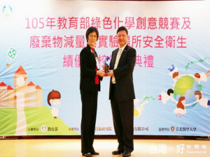 朝陽獲學校實驗場所特優獎。林重鎣攝
