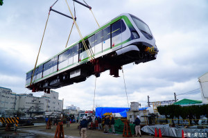 中捷綠線首列電車5日抵台中港，12日開放民眾參觀