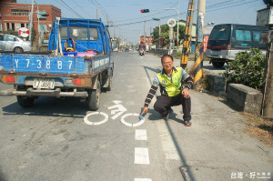 彰縣自創標線勞財傷民　單車爭道議員要求縣府塗銷