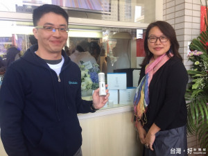 朝陽科大老師蕭明瑜獲德國設計獎。林重鎣攝