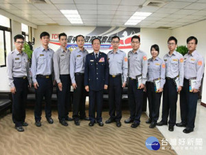 霧峰警分局有二人考上警大。（圖／林重鎣攝）