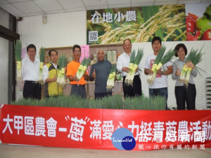 大甲農會銷售文曲蔥二十四日起動，引起搶購潮，五天時間有信心售

五萬斤，農會將配合銷出斤數，捐款給弱勢團體，義舉獲肯定。（記

者陳榮昌攝）





