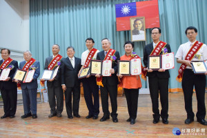 北門高中校慶活動，會中表揚傑出校友。