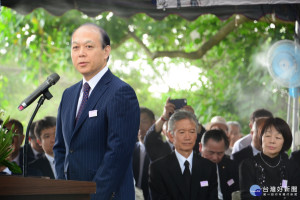八田與一長孫八田修一感謝臺灣人民對祖先的推崇與愛，這次前來參加追思會，他用雙眼見證到了。(圖/記者黃芳祿攝) 