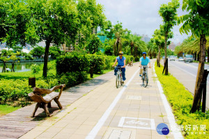 ▲高市工務局為將高雄市打造成友善城市，積極拓增自行車道路。（圖／記者潘姿瑛攝）